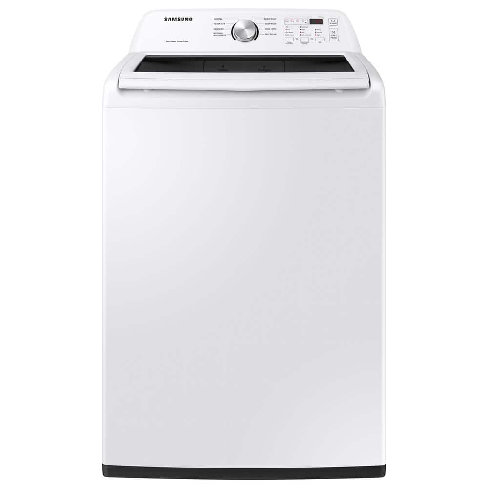 Samsung 4.5 cu. ft. Top Load Washer with Impeller and Vibration Reduction  in White WA45T3200AW - The Home Depot