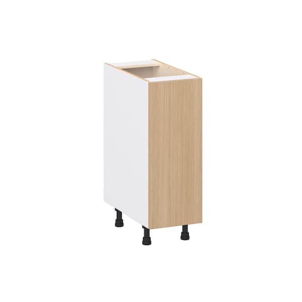 Timberline 12 in W x 24.5 in D x 34.5 in H Assembled Shaker Right Pullout Spice Rack Base Kitchen Cabinet in Mojavi Oak