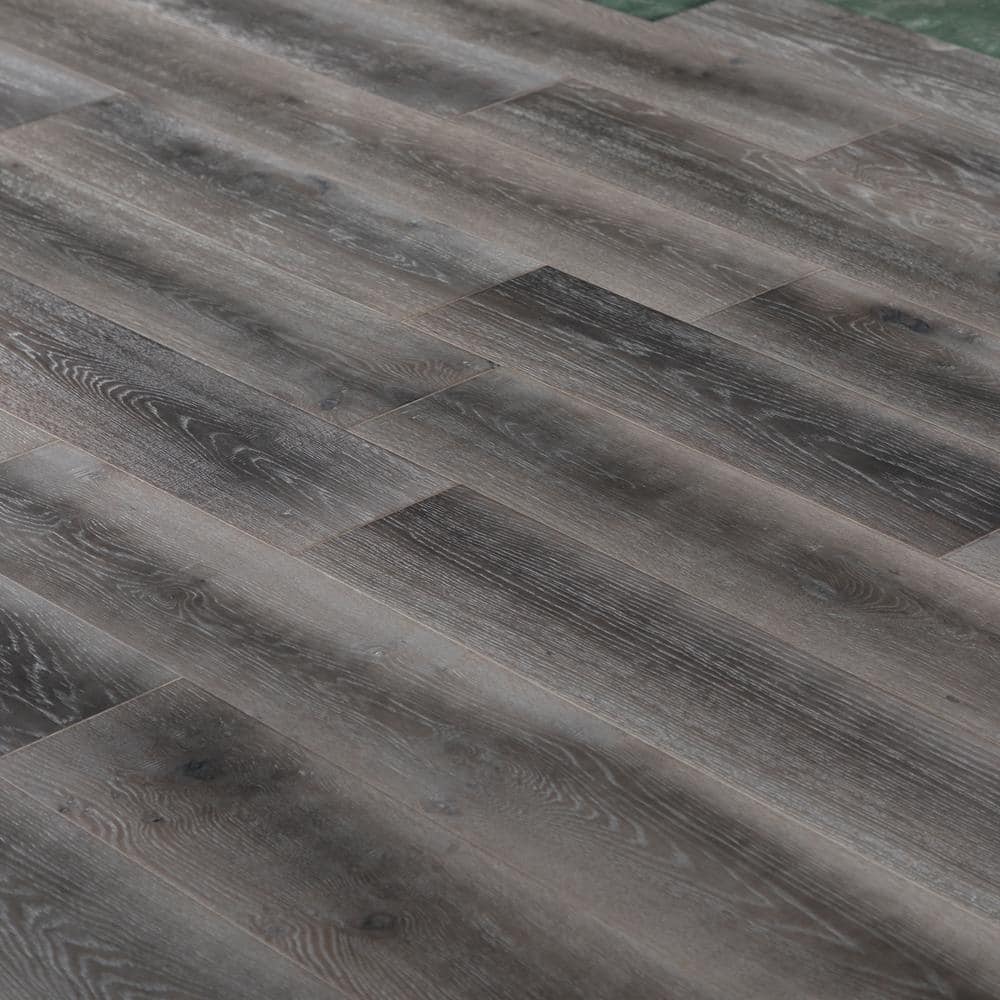 Grey Washed French Oak 3/8 in. T x 7.5 in. W Click Lock Wire Brushed Engineered Hardwood Flooring (19.4 sq.ft./case) price history on PriceWatchPro
