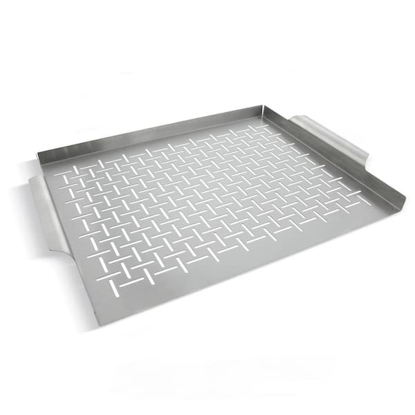 only fire Stainless Steel Baking Sheet with Rack Roasting Pans for Smokers  and Pellet Grills Great Kitchen Baking Accessories