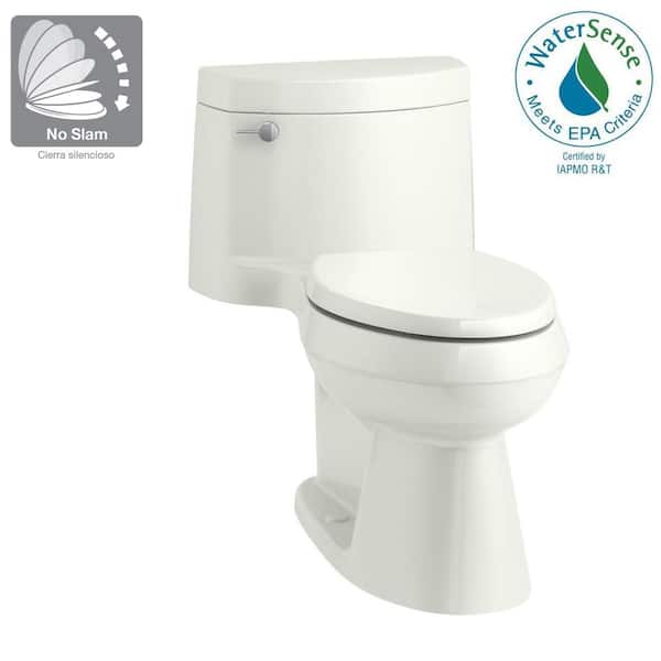 KOHLER Cimarron 1-Piece 1.28 GPF Single Flush Elongated Toilet in Dune