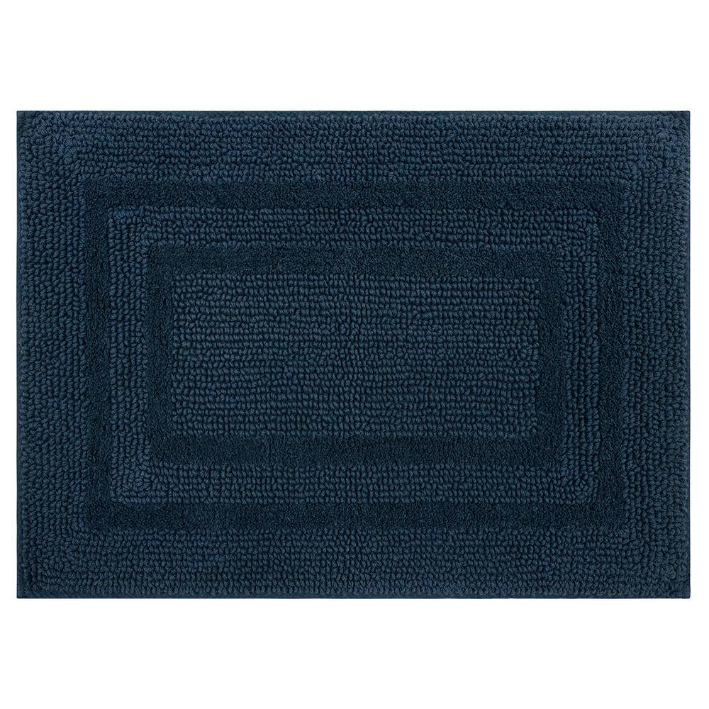 Twilight Boardwalk Reversible Cotton Bath Rug 21" x 34"