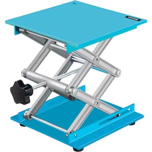 Lab Jack Stand 8 in. x 8 in.Lab Lift Scissor Jack 2.4 to 12 in. Adjustable Height Platform with 88 lb.Loading Capacity