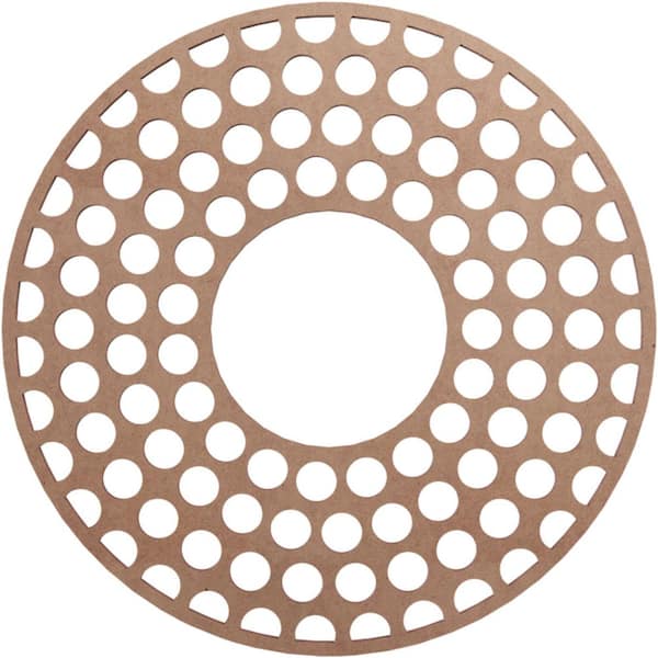 Ekena Millwork 0.375 in. x 5.75 in. x 16 in. Wood Medallion Moulding