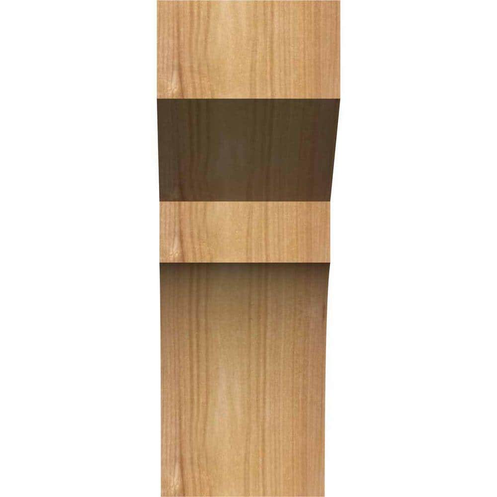 10" Western Red Cedar Smooth Rustic Corbel