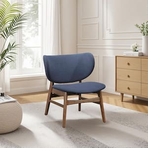 New Classic Furniture Adler Blue Fabric Upholstered Side Chair