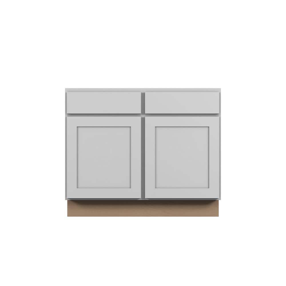 Bedford Shaker 39 in. W x 34.5 in. H x 24 in. D in Painted White Plywood As