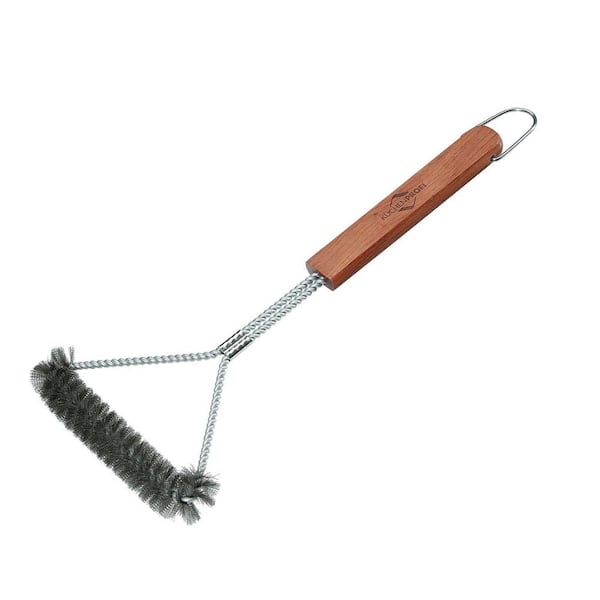 Frieling Texas BBQ brush steel, 15.5 in. x 6.25 in. x 1 in.