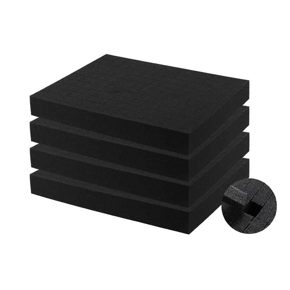 Polyurethane Foam Insert Pre-Cut Sheets 16x12x2 in for Boxes and Cases Padding Camera Tool Board Game (4pcs) price history on PriceWatchPro