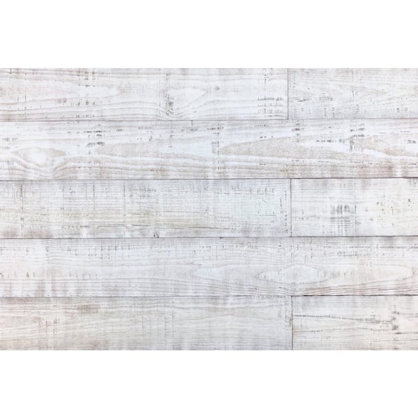 Thermo-Treated 1/4 in. x 5 in. x 4 ft. Pearl Warp Resistant Barn Wood Wall Planks (10 sq. ft. per 6-Pack)