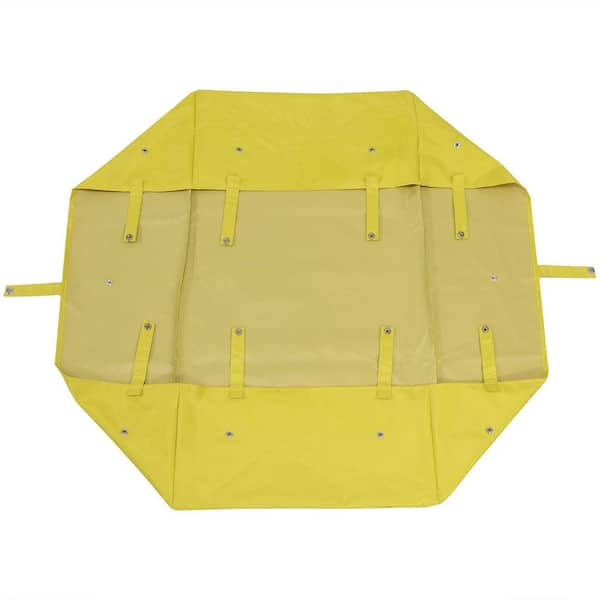 Sunnydaze Yellow Heavy-Duty Vinyl Utility Garden Cart Liner