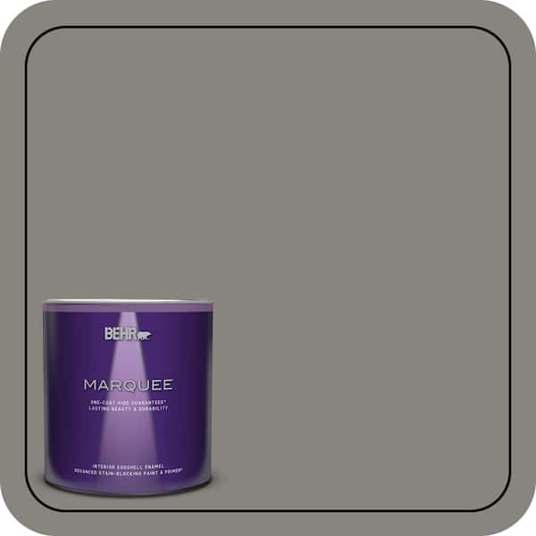 BEHR MARQUEE 1 qt. #PPU24-07 Barnwood Gray Eggshell Enamel Interior Paint & Primer