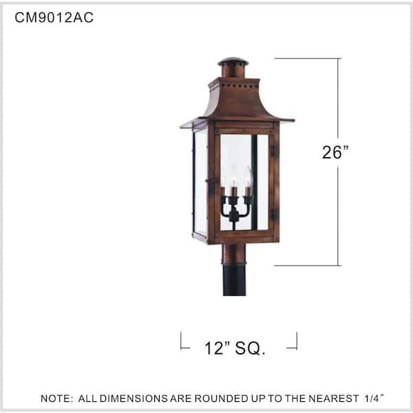 Copper Outdoor/Indoor Wall Lantern - GoNautical