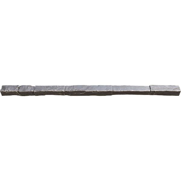 Universal Trim Sill for EverStone Faux Siding Panels, 48"W x 2"D x 2"H, Graphite Color