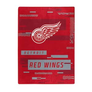 NHL Digitize Red Wings Raschel Multi-Colored Throw Blanket