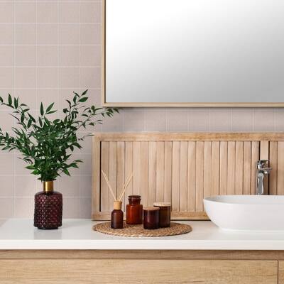 Moments Harmony 0.5 in. x 12 in. Matte Glazed Ceramic Wall Pencil Tile