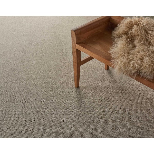 Hampton Cobblestone 9 ft. x 12 ft. Custom Area Rug with Pad