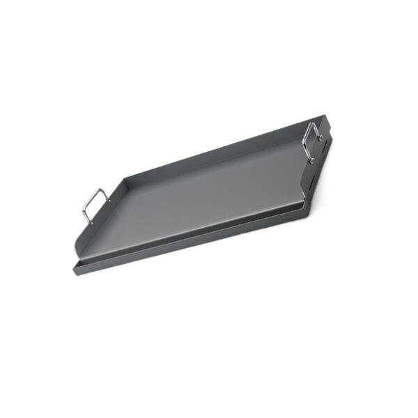 16 in. H Smooth Surface Iron Black Cooking Accessory for Gas Grills