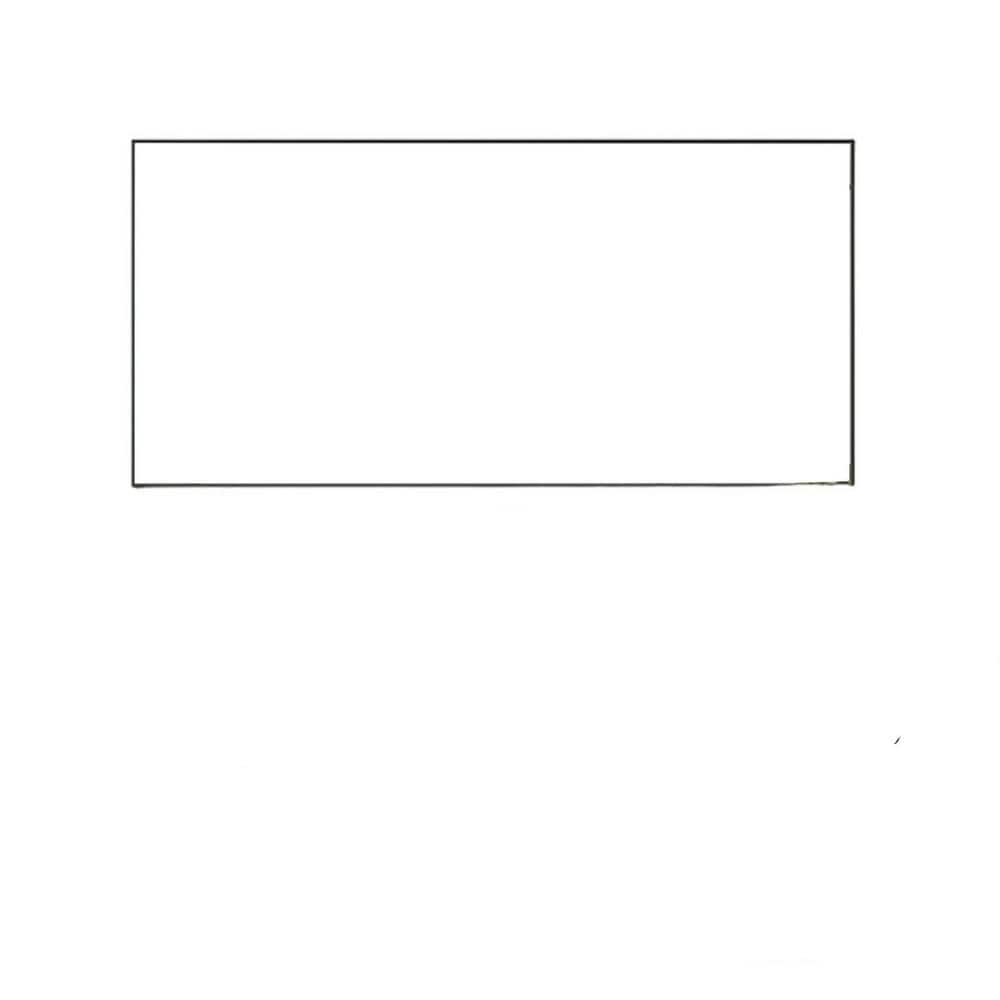Hot Seller Black 34 in. W x 71 in. H Rectangle Aluminum Alloy Full Length M