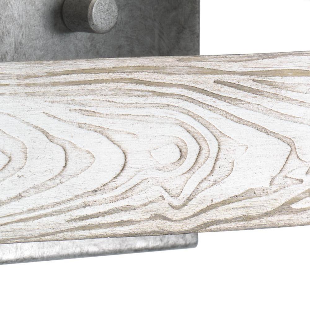 Gulliver Galvanized Nickel 3-Light Bath Vanity Fixture