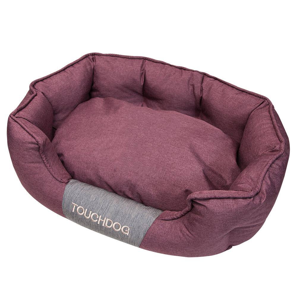 pink small dog bed