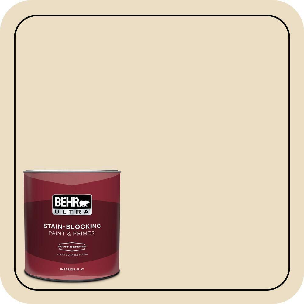 1 qt. #YL-W06 Navajo White Extra Durable Flat Interior Paint & Primer price history on PriceWatchPro
