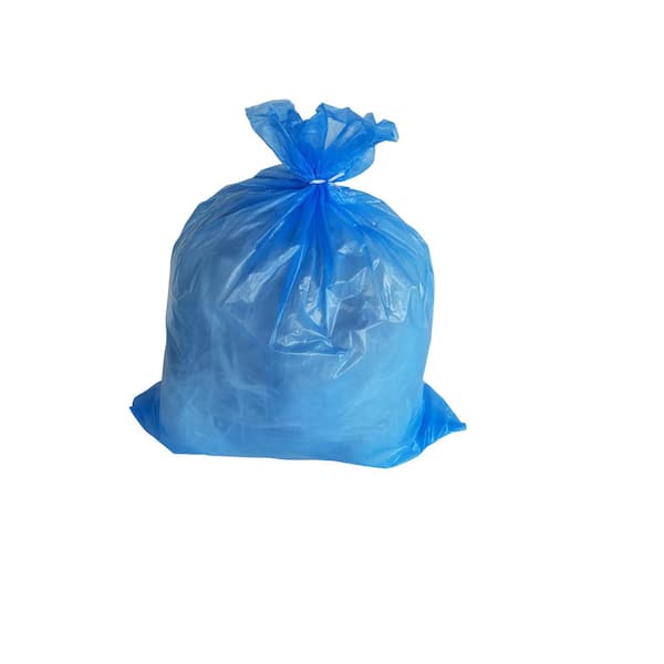 Dropship Pack Of 250 Blue Polyethylene Trash Bags 30 X 48. HDPE 75