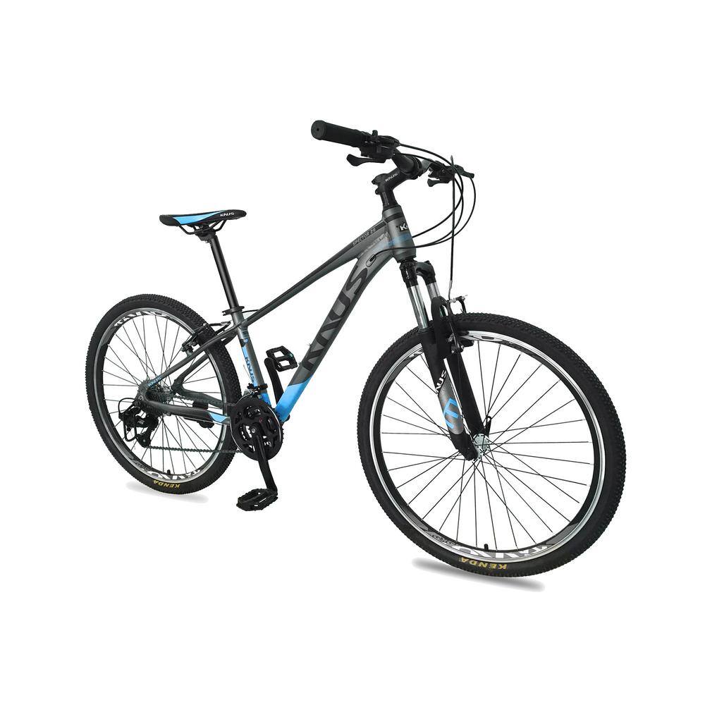26 in. Aluminium Alloy 27-Speed Front Suspension Adult Mountain Bike (Blue)
