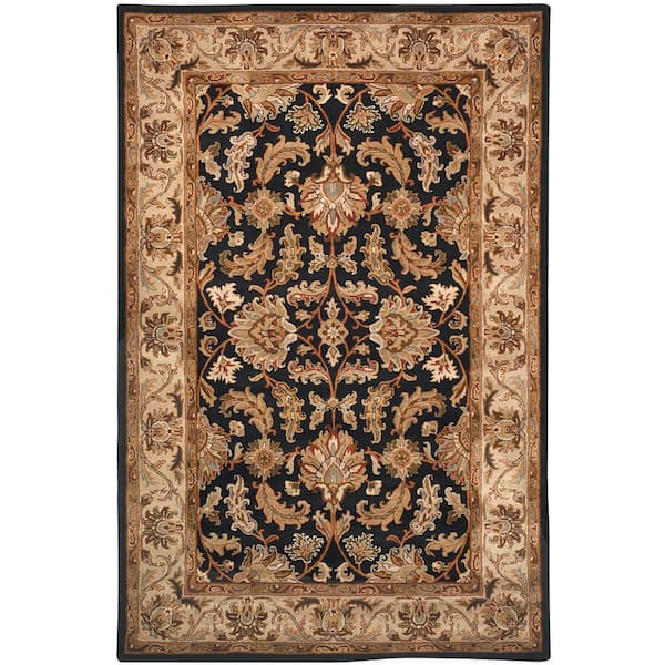 Safavieh Braided Arja 6 X 6 (ft) Wool Black Round Indoor Coastal Area Rug  in the Rugs department at