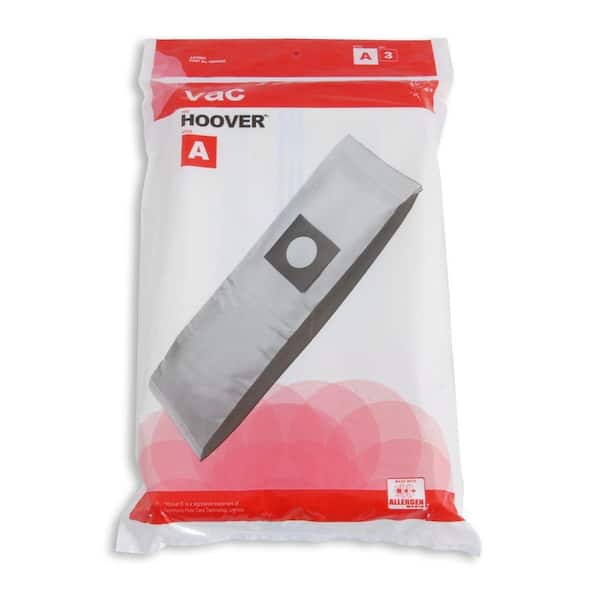 Royal Appliance Mfg Co Vac Hoover Type-A Allergen Bags (3-Pack), Allergen Media Filtration, Compatiable with Hoover Type-A Upright Vacuums