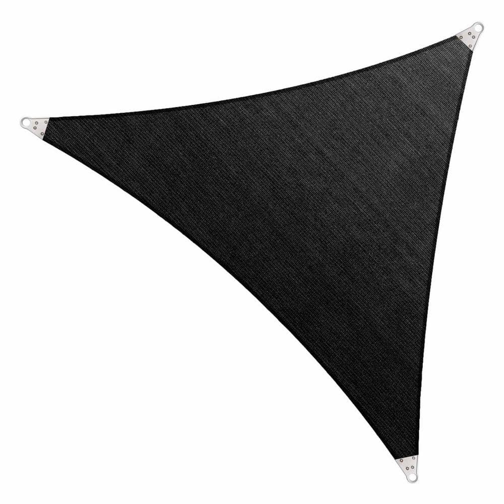 12 ft. x 12 ft. 260 GSM Reinforced (Super Ring) Black Triangle Sun Shade Sail price history on PriceWatchPro