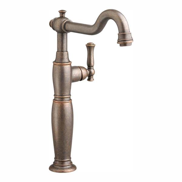American Standard Quentin Single Hole Single-Handle Vessel Bathroom Faucet with Grid Drain in Oil Rubbed Bronze
