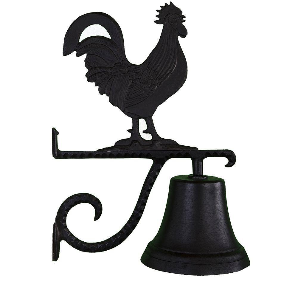 Montague Metal Products Cast Bell With Black Rooster Ornament Cb 1 76 Sb Montague Metal Products Cast Bell With Black Rooster Ornament Cb 1 76 Sb