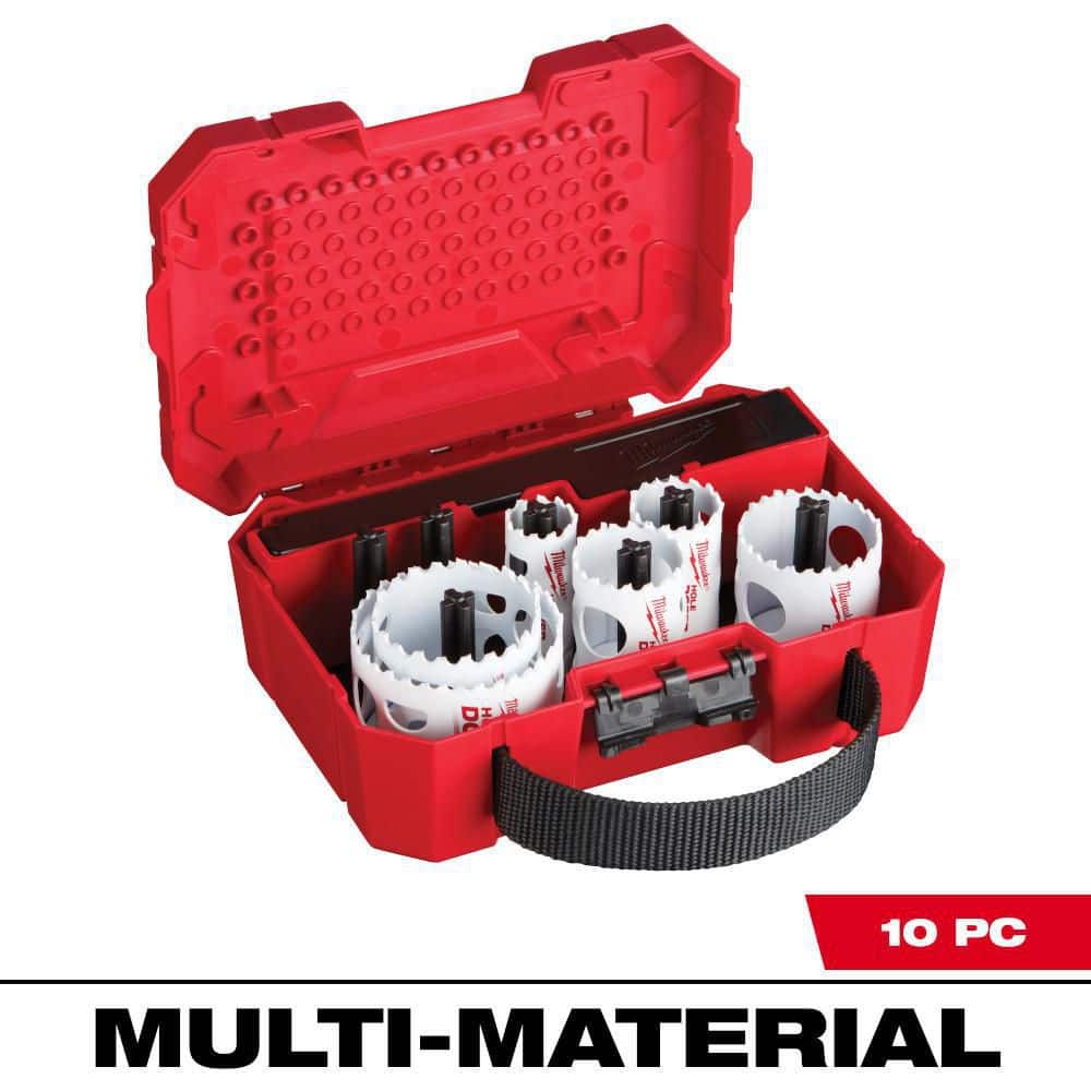 Milwaukee Hole Dozer Electricians Bi-Metal Hole Saw Set (10-Piece