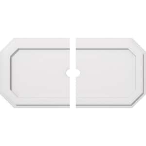 34 in. W x 17 in. H x 2 in. ID x 1 in. P Emerald Architectural Grade PVC Contemporary Ceiling Medallion (2-Piece)