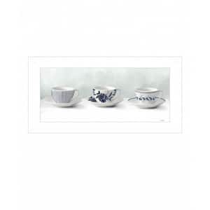 Cups & Saucers by Unknown 1 Piece Framed Graphic Print Typography Art Print 12 in. x 21 in. .