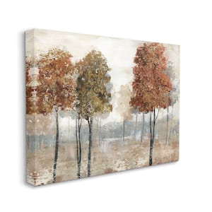 Autumn Orchard Tree Landscape Vintage Country Meadow By Nan Unframed Print Nature Wall Art 24 in. x 30 in.