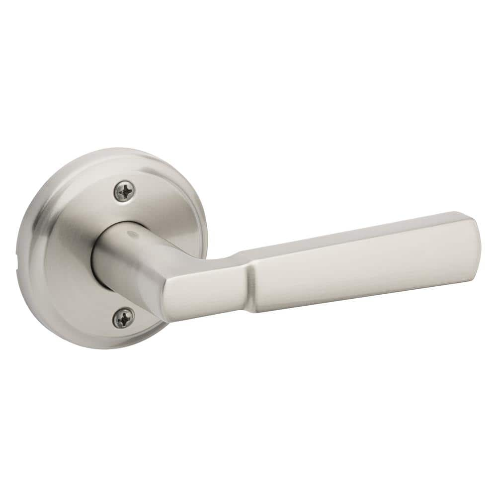 Kwikset Perth Satin Nickel Reversible Half-Dummy Door Handle