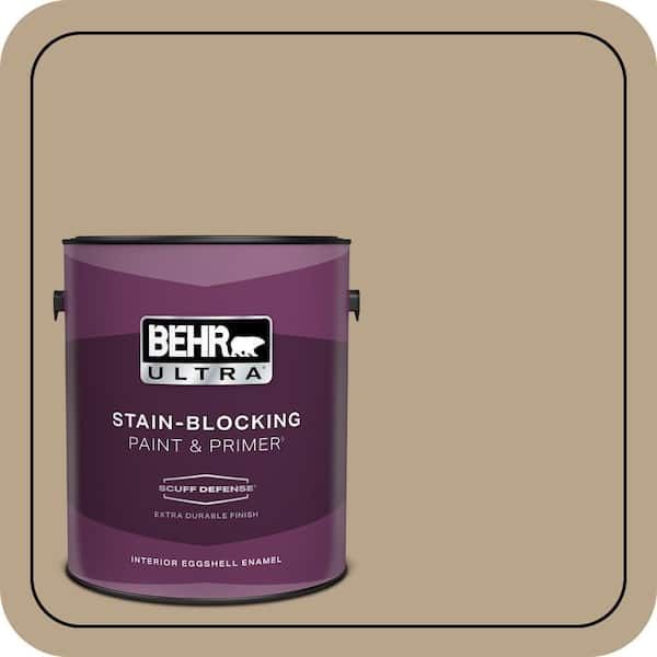 BEHR ULTRA 1 gal. #710D-4 Harvest Brown Extra Durable Eggshell Enamel Interior Paint & Primer