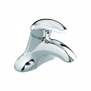 Reliant 3 4 in. Centerset Single Handle Bathroom Faucet in Polished Chrome with Vandal-Resistant Non-Aerator Spray