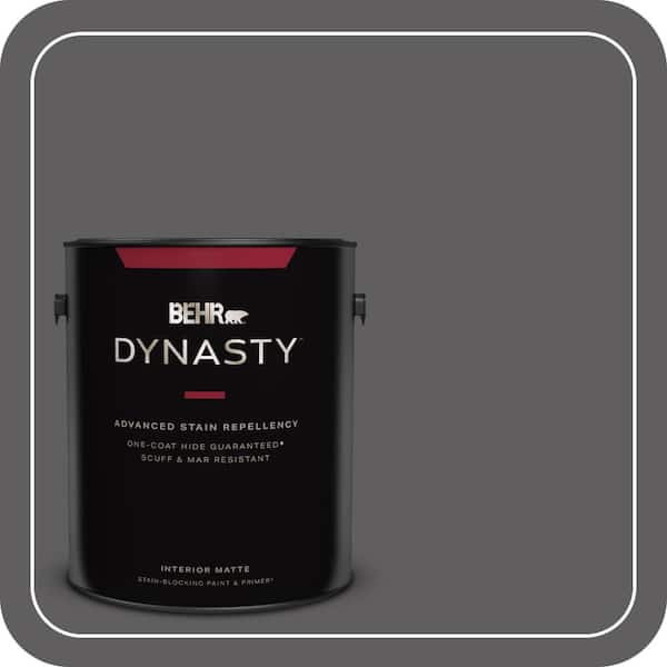 BEHR DYNASTY 1 gal. #T17-10 Shades On Matte Interior Stain-Blocking Paint & Primer
