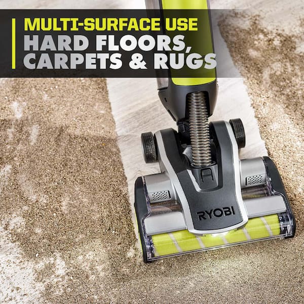 RYOBI スティッククリーナー 18V 4000mAh RYOBI ONE+ HP 18V Cordless High-Capacity Stick Vacuum Kit with 4.0