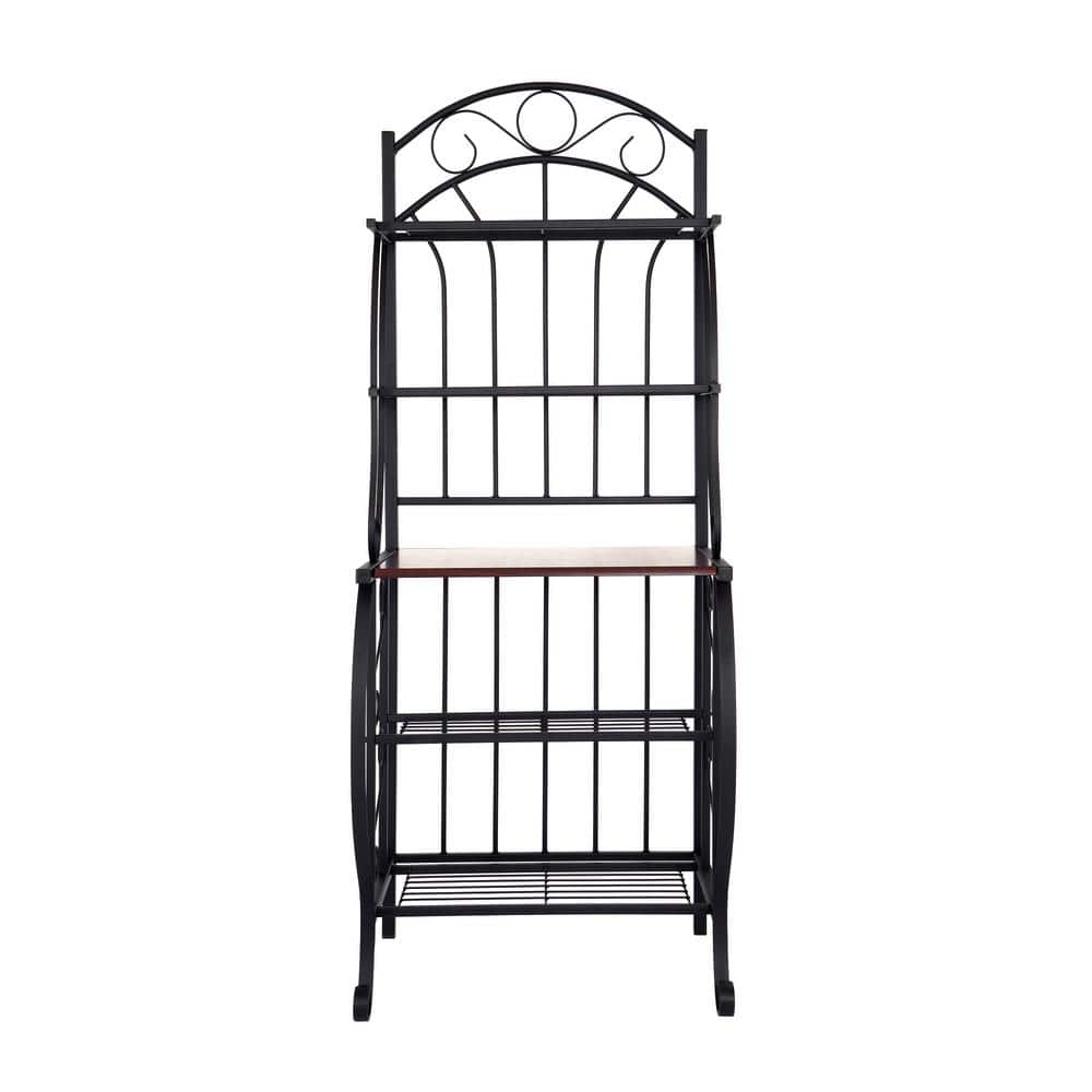 Valencia Black Bakers Rack