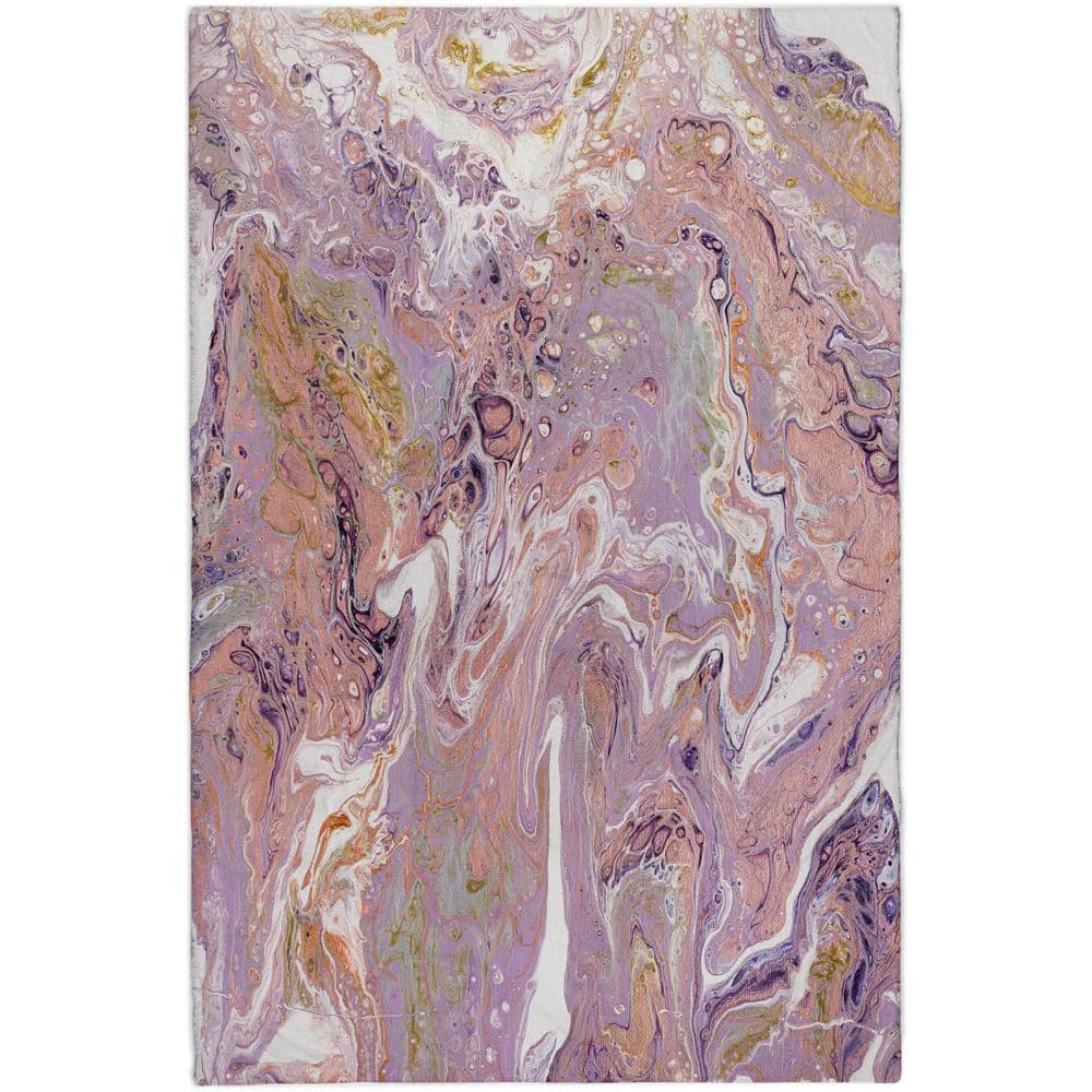 Dream Shag Premium Machine Washable Abstract ADS51 Taffy 9 ft. x 12 ft. Area Rug price history on PriceWatchPro