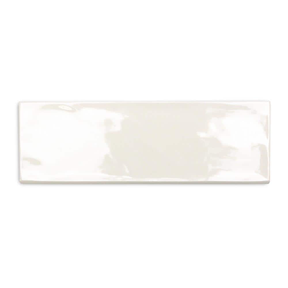 Pier Ivory 4 in. x 12 in. Polished Ceramic Bullnose Tile price history on PriceWatchPro
