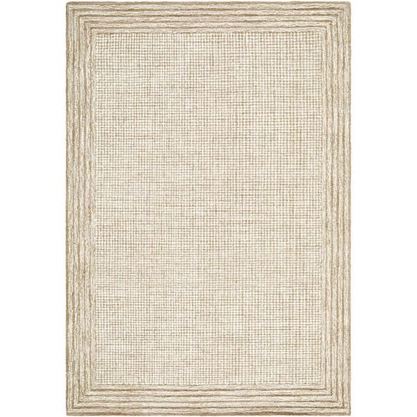 Benchcraft Medium Brown Cottage Border 9 ft. x 12 ft. Area Rug