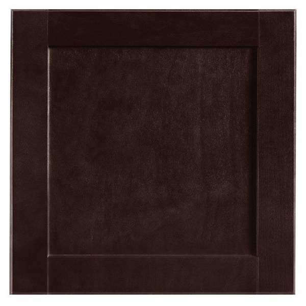 Shaker 14.5 in. W x 14.5 in. H Cabinet Door Sample in Java