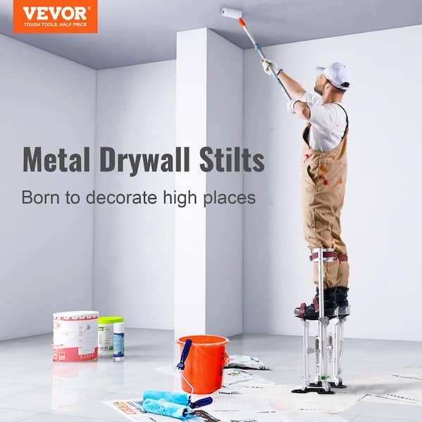 VEVOR Drywall Stilts, 18''-30'' Adjustable Aluminum Tool Stilts
