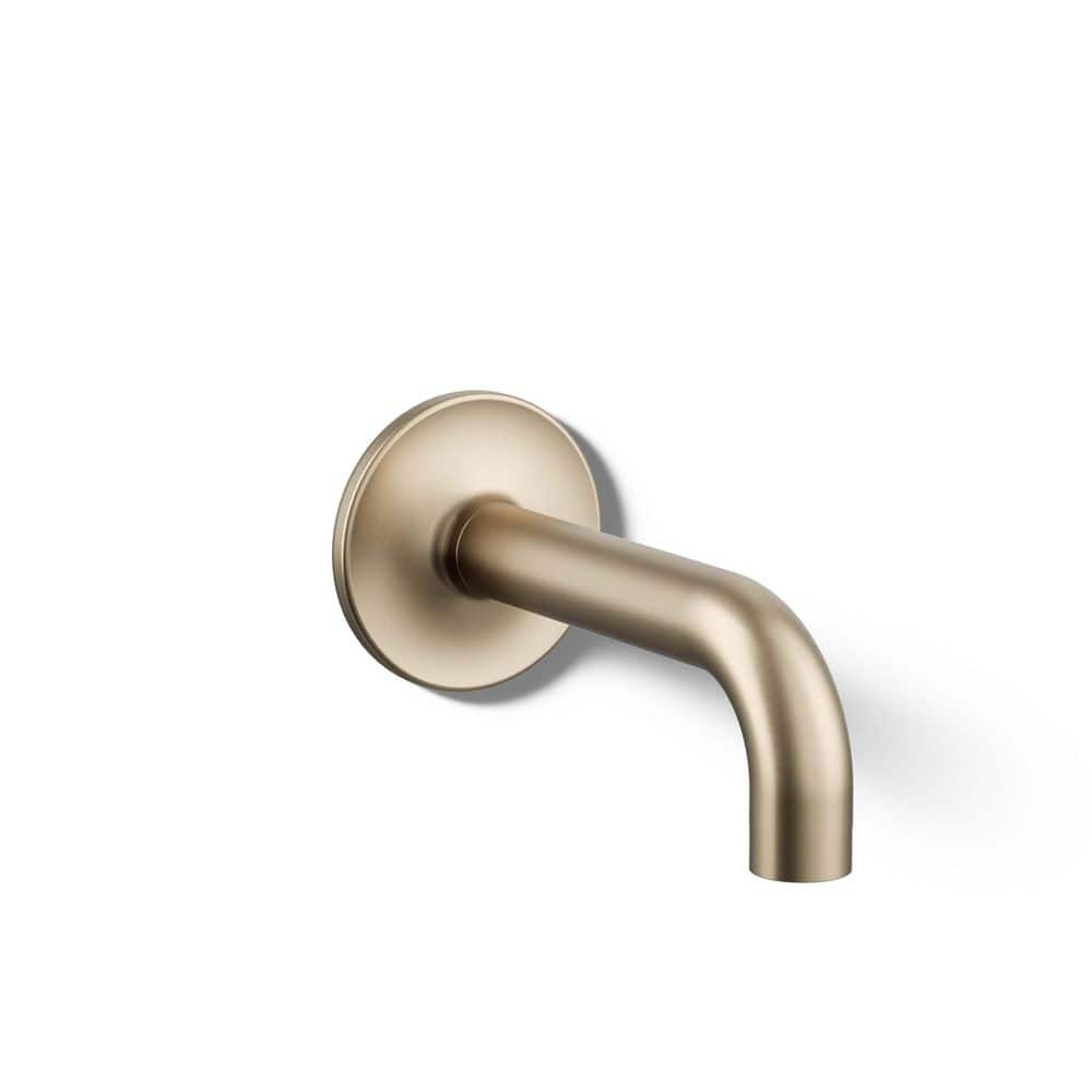 Purist 7.75 in. Wall-Mount Bath Spout in Vibrant Brushed Bronze price history on PriceWatchPro