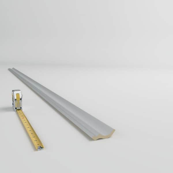 Ekena Millwork Lily 1.75 in. D x 2.75 in. W x 94.5 in. L Polyurethane Crown Moulding